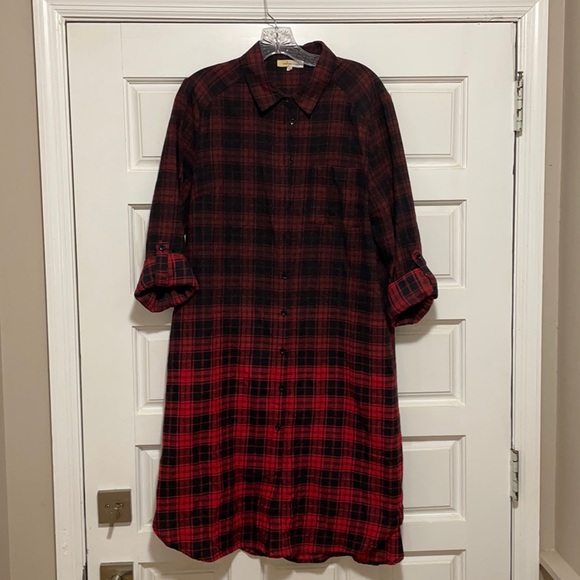 orange creek Dresses & Skirts - Tunic style button down dress